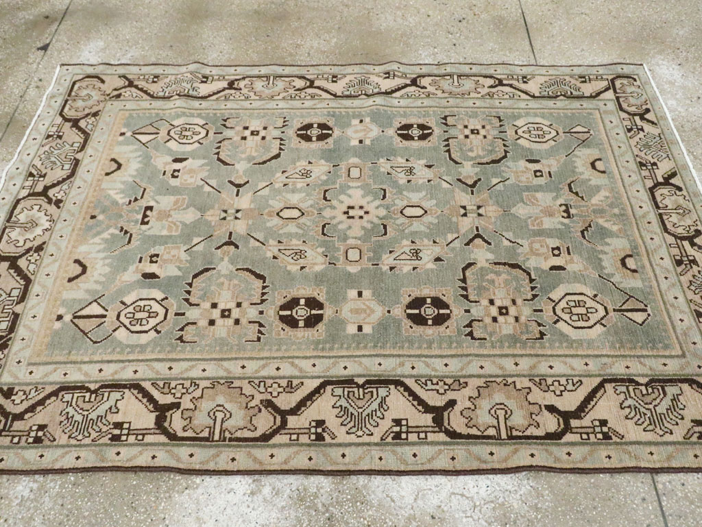 Vintage Persian Malayer Accent Rug (Pair: 2 of 2), No.26549 - Gsblank