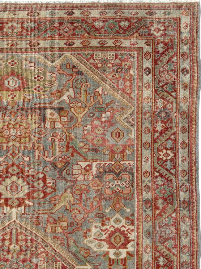 Antique Persian Mahal Rug, No.26555 - Gsblank
