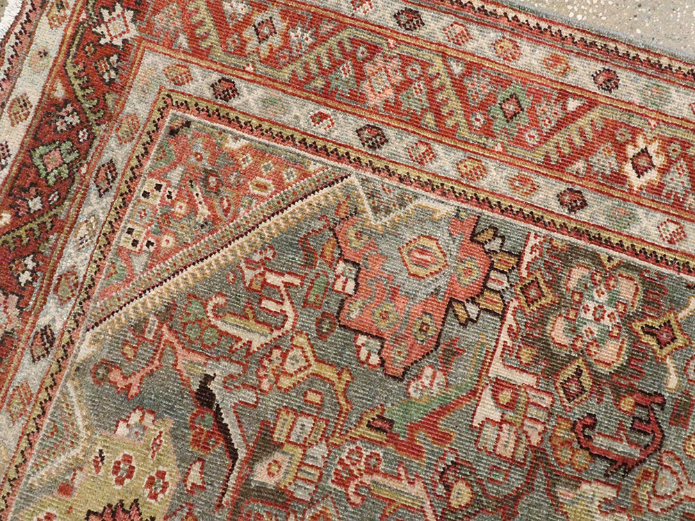 Antique Persian Mahal Rug, No.26555 - Gsblank