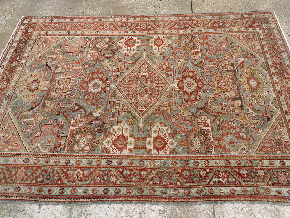 Antique Persian Mahal Rug, No.26555 - Gsblank