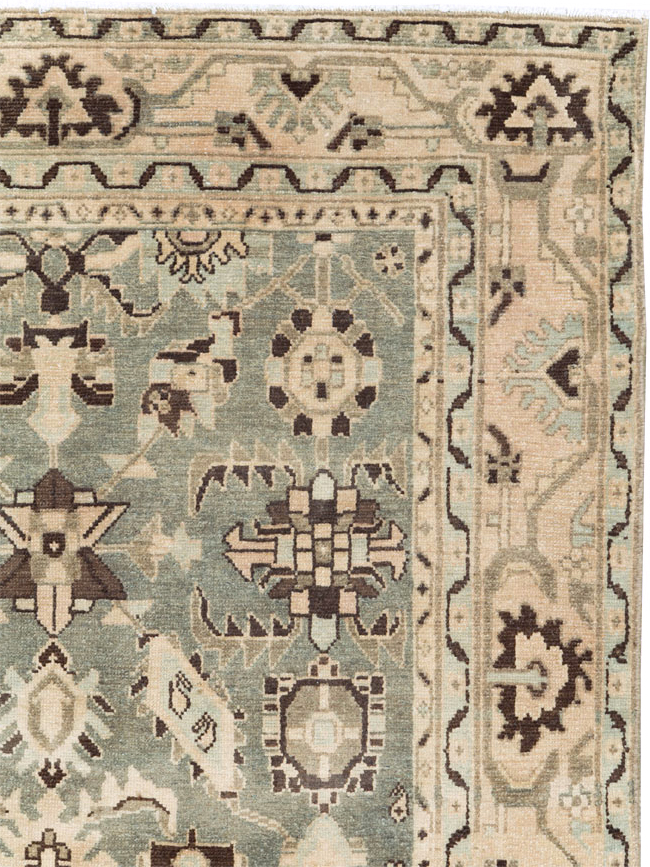 Vintage Persian Malayer Accent Rug, No.26557 - Gsblank