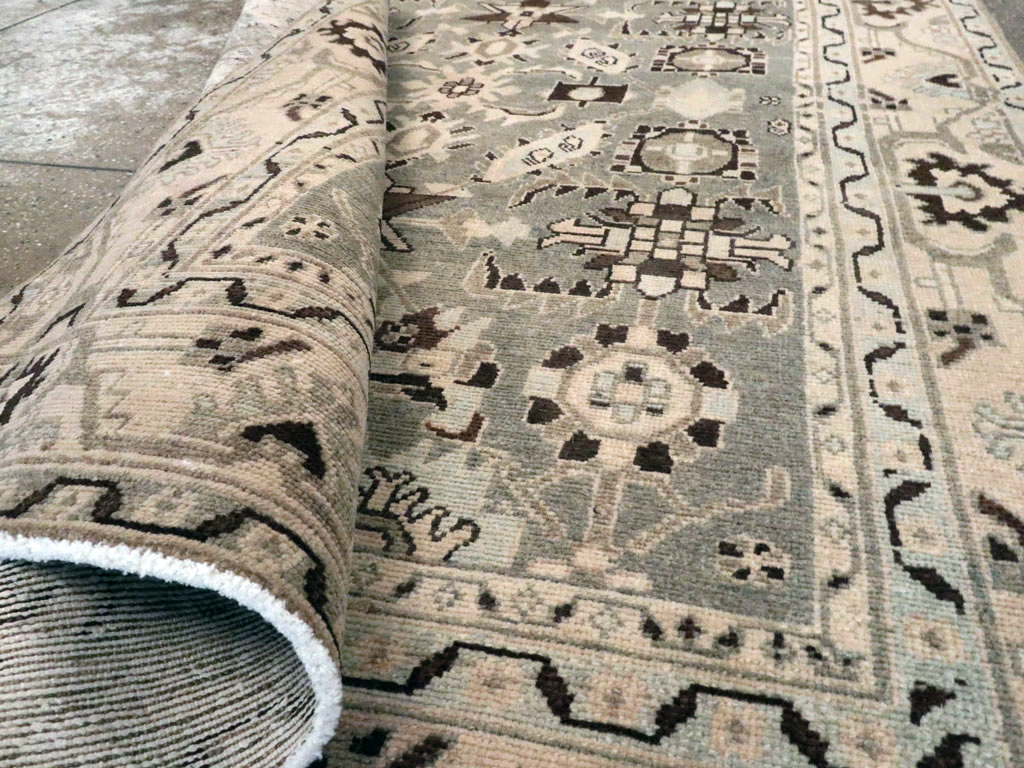 Vintage Persian Malayer Accent Rug, No.26557 - Gsblank