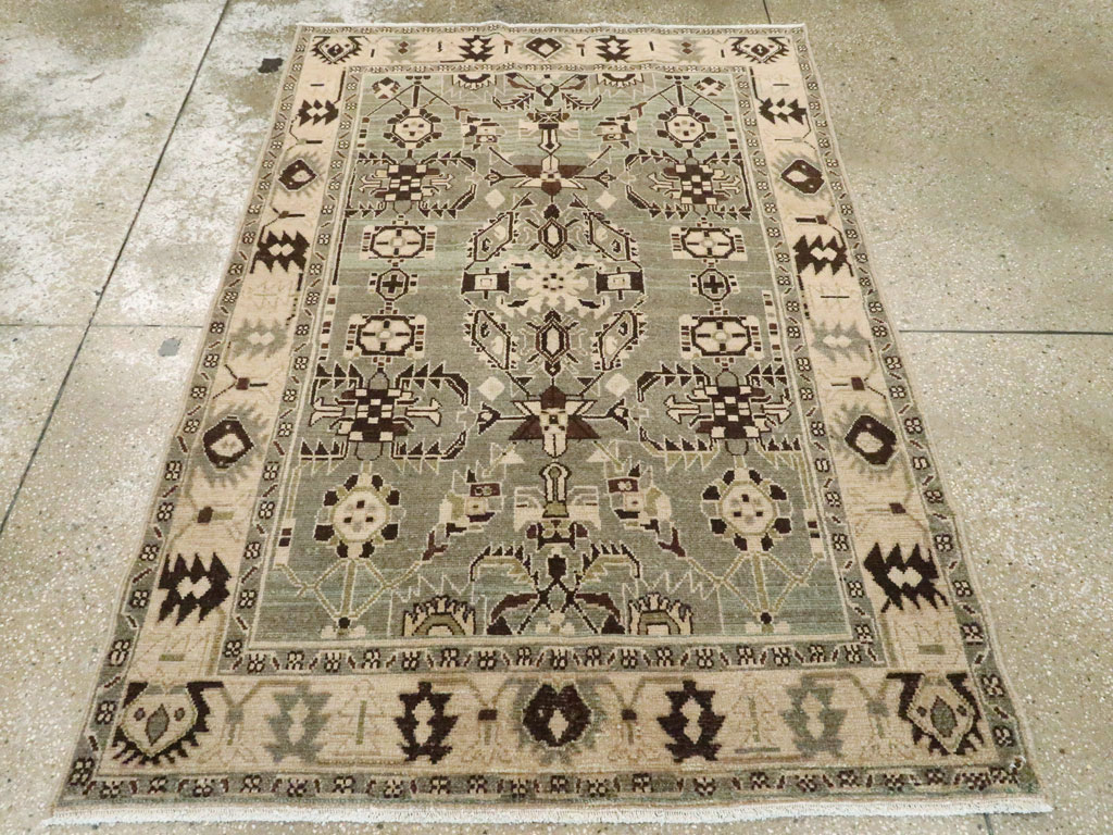 Vintage Persian Malayer Rug, No.26558 - Gsblank