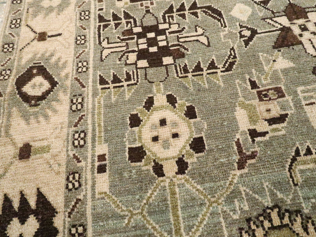 Vintage Persian Malayer Rug, No.26558 - Gsblank