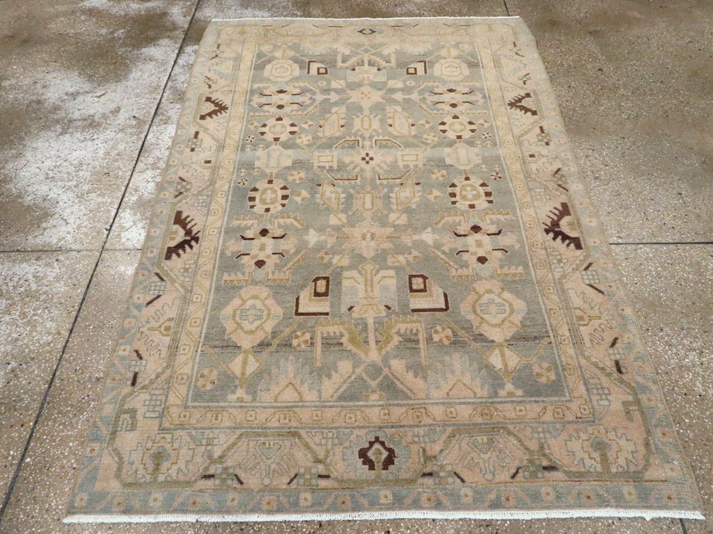 Vintage Persian Malayer Rug, No.26559 - Gsblank