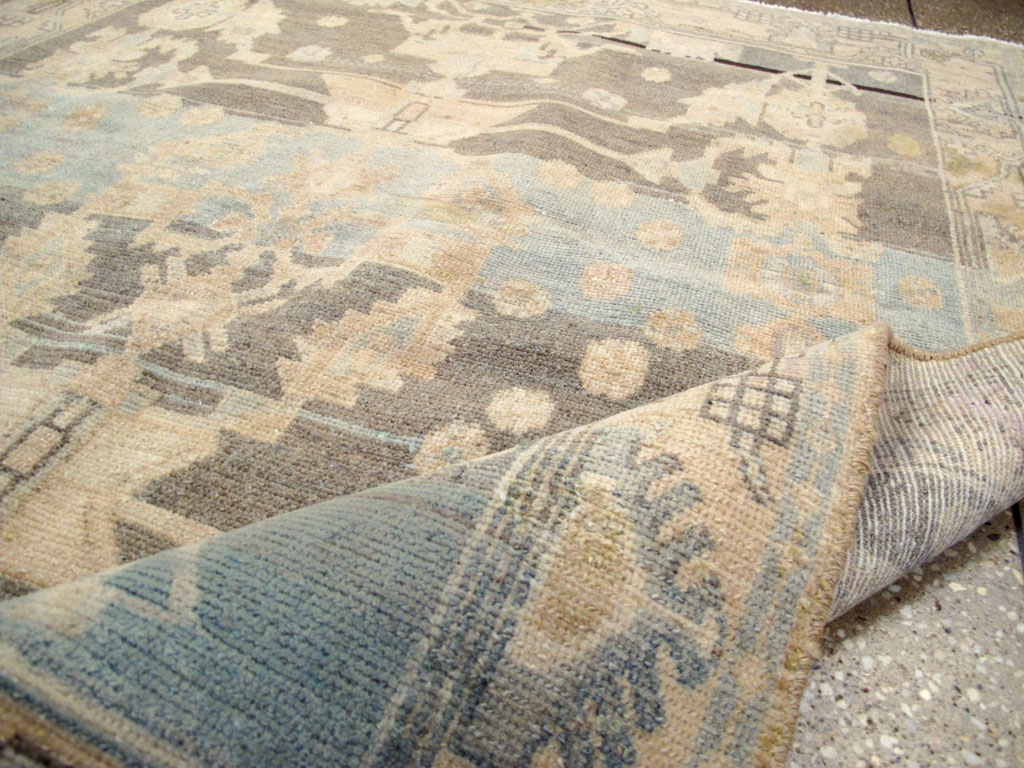 Vintage Persian Malayer Throw Rug, No.26568 - Gsblank