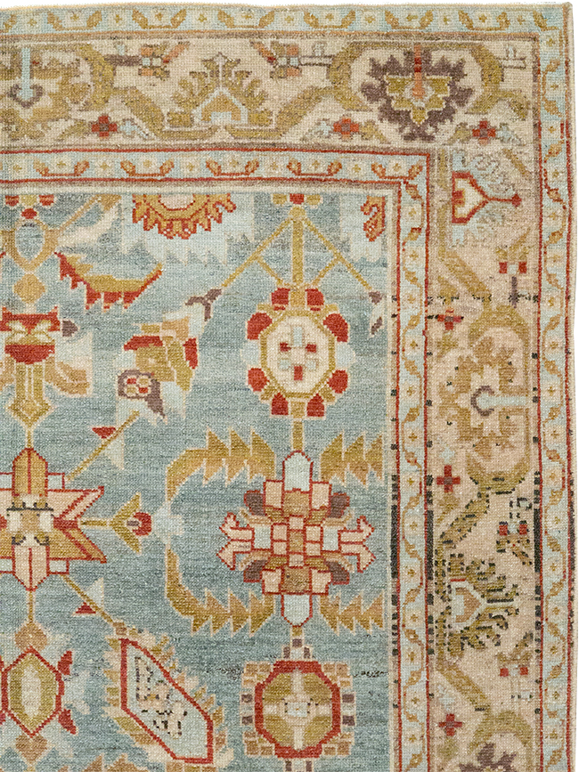 Vintage Persian Malayer Accent Rug, No.26569 - Gsblank