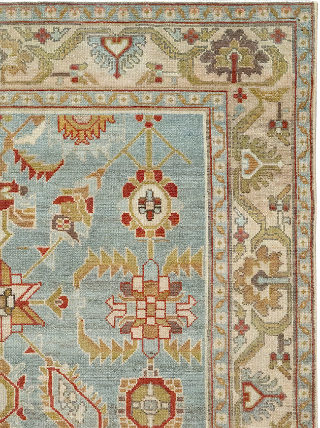 Vintage Persian Malayer Accent Rug, No.26569 - Gsblank
