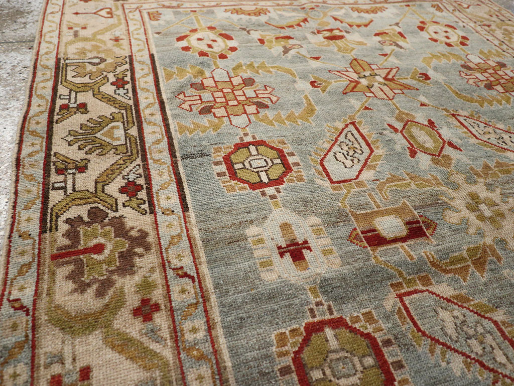 Vintage Persian Malayer Accent Rug, No.26569 - Gsblank