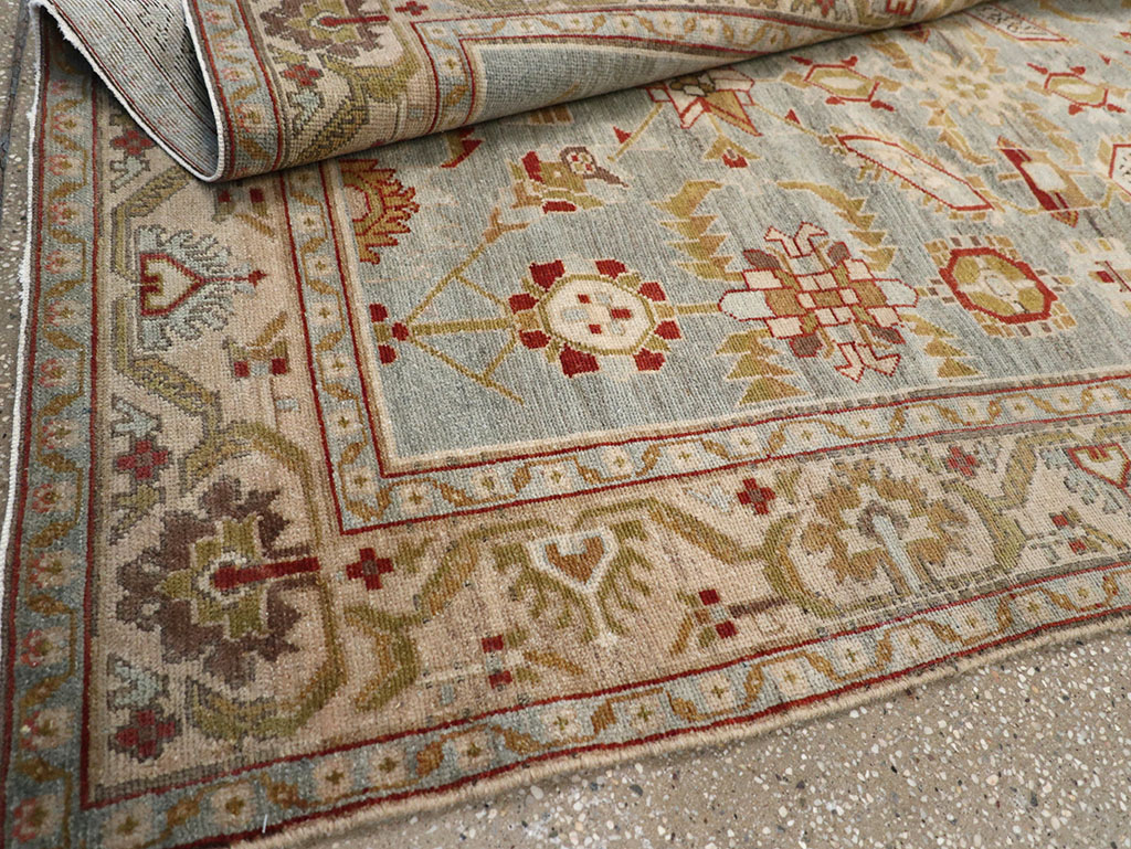 Vintage Persian Malayer Accent Rug, No.26569 - Gsblank