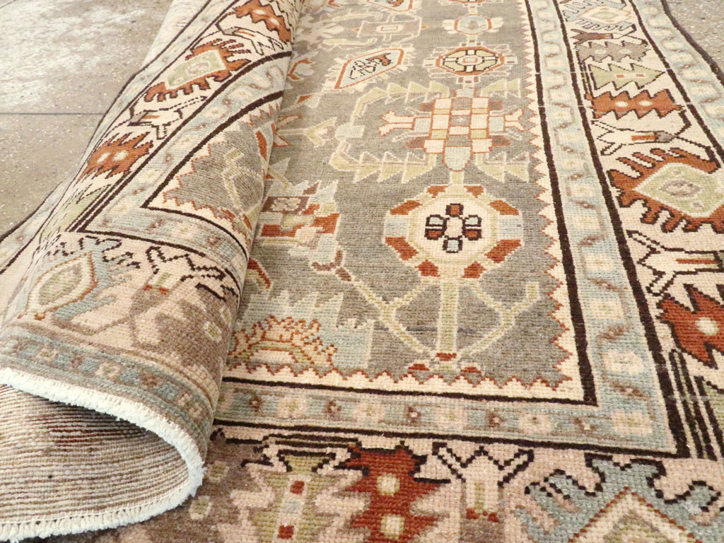 Vintage Persian Malayer Accent Rug, No.26570 - Gsblank