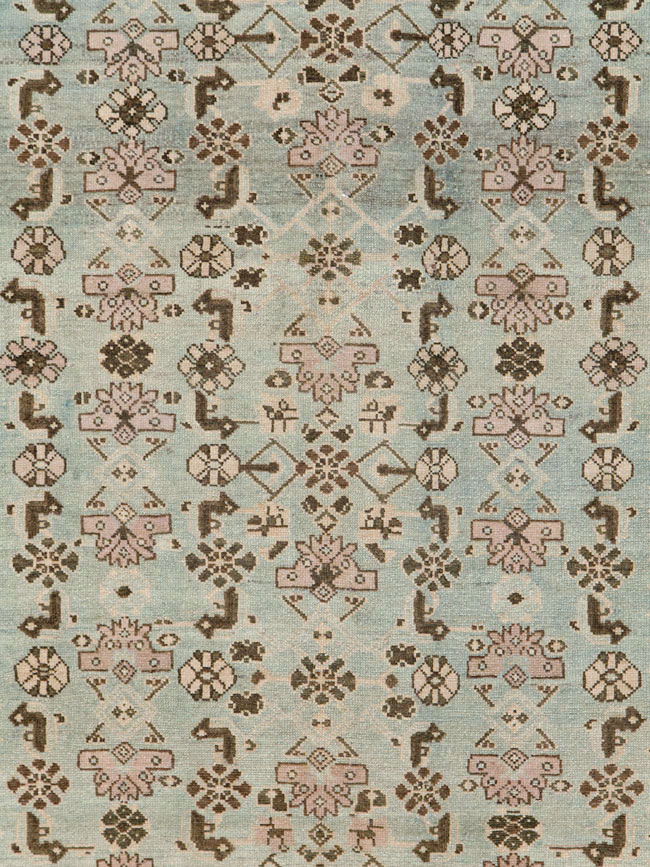 Vintage Persian Malayer Wide Gallery Runner, No.26573 - Gsblank