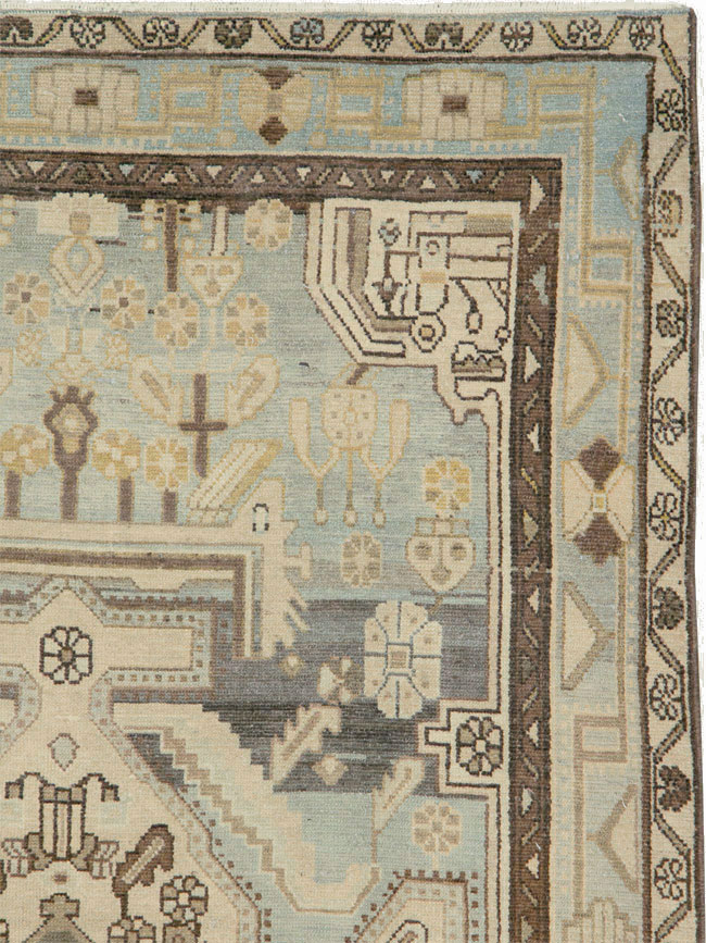Vintage Persian Malayer Rug, No.26577 - Gsblank