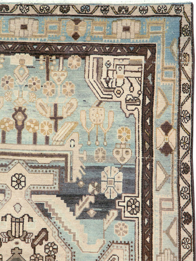 Vintage Persian Malayer Rug, No.26577 - Gsblank