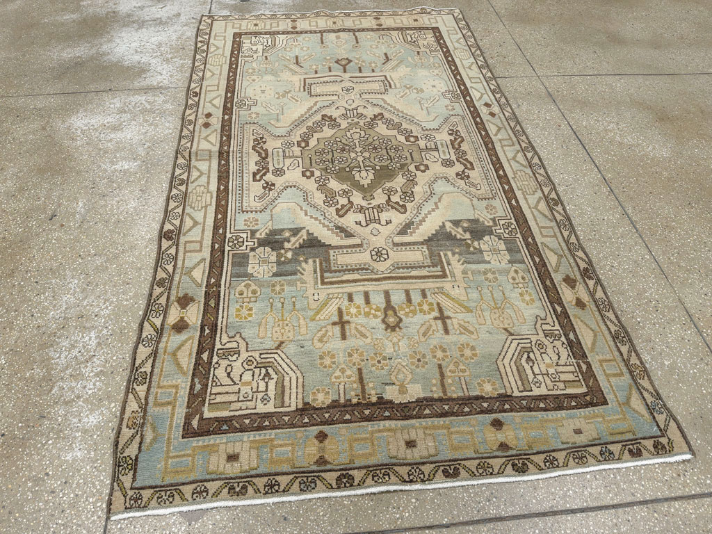 Vintage Persian Malayer Rug, No.26577 - Gsblank