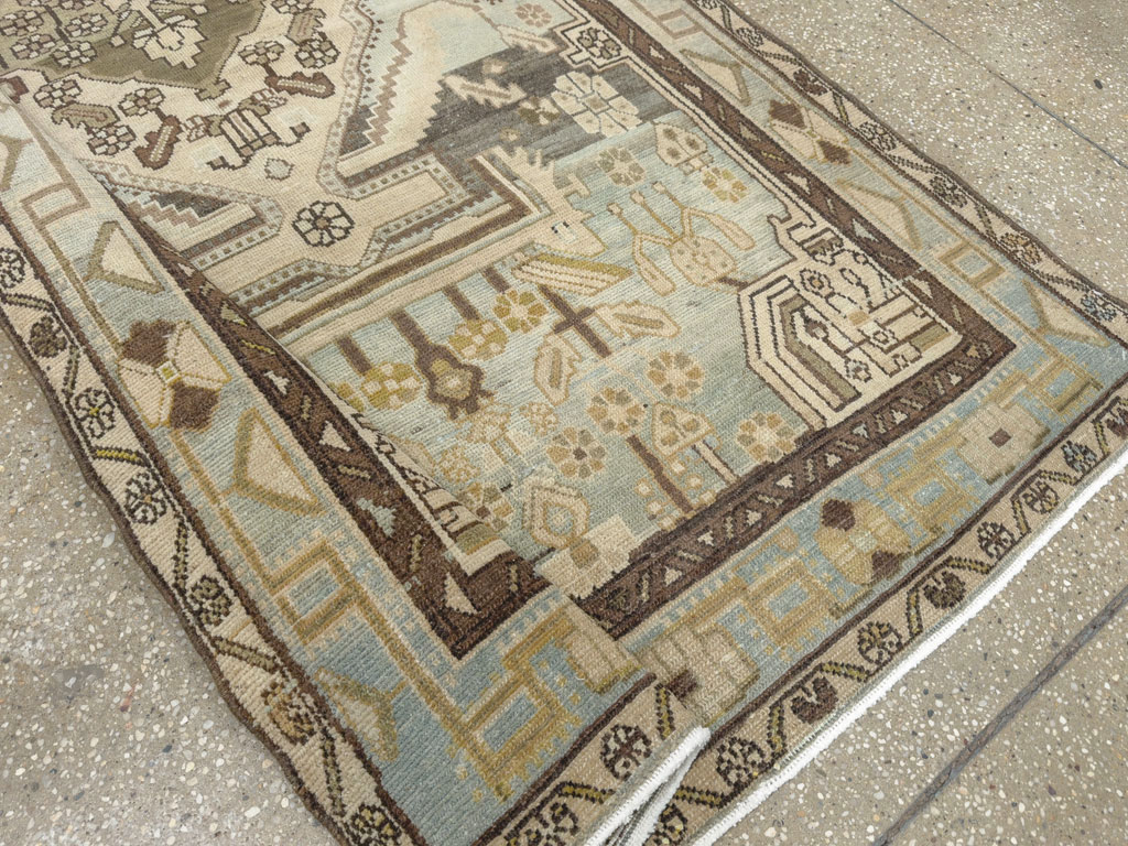 Vintage Persian Malayer Rug, No.26577 - Gsblank