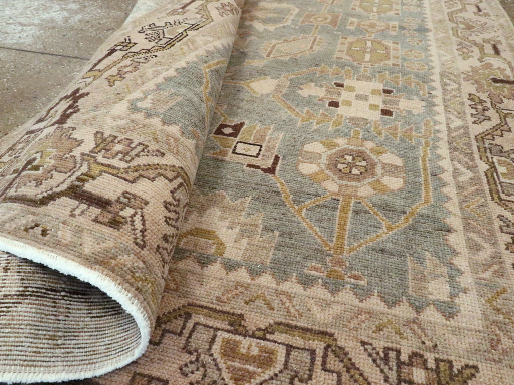 Vintage Persian Malayer Accent Rug, No.26578 - Gsblank