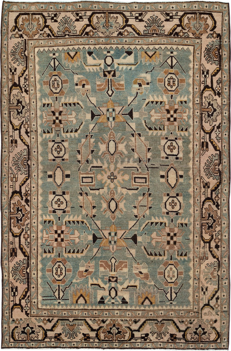 Vintage Persian Malayer Rug, No.26579 - Gsblank