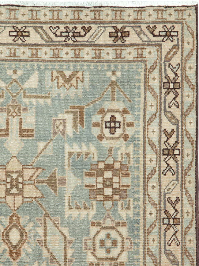 Vintage Persian Malayer Throw Rug (Pair: 1 of 2), No.26584 - Gsblank