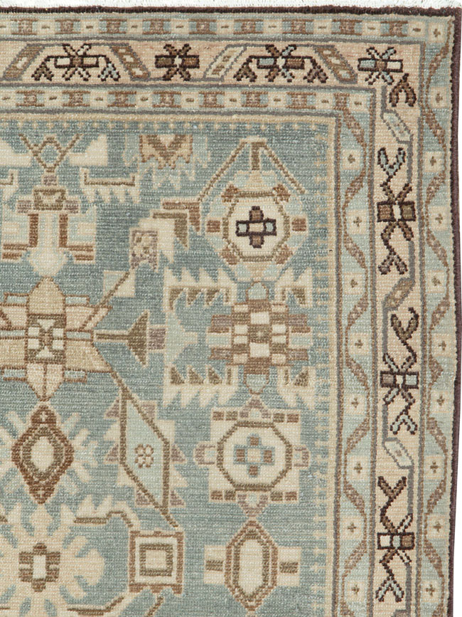 Vintage Persian Malayer Throw Rug (Pair: 1 of 2), No.26584 - Gsblank