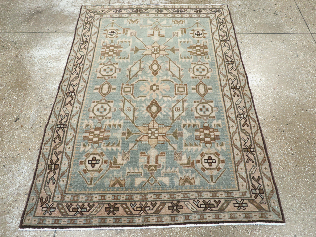 Vintage Persian Malayer Throw Rug (Pair: 1 of 2), No.26584 - Gsblank