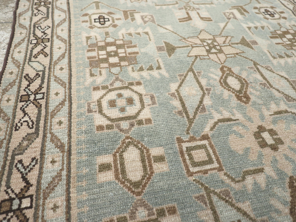 Vintage Persian Malayer Throw Rug (Pair: 1 of 2), No.26584 - Gsblank