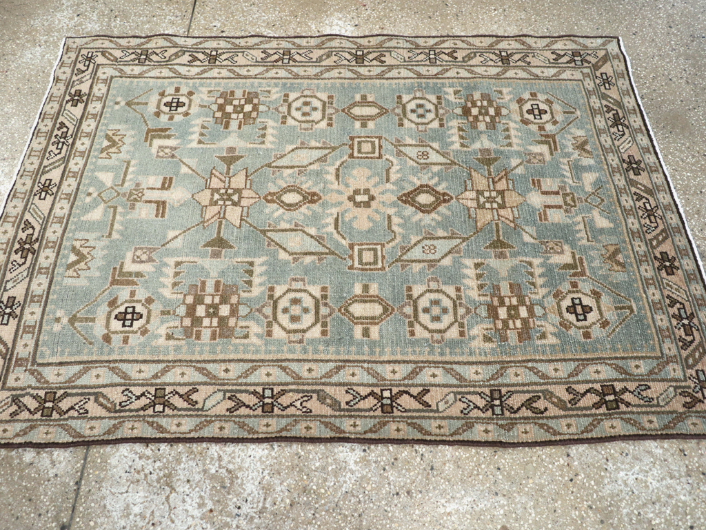 Vintage Persian Malayer Throw Rug (Pair: 1 of 2), No.26584 - Gsblank