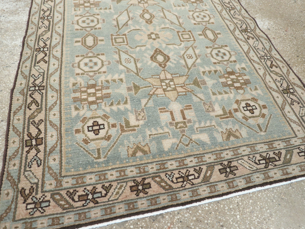 Vintage Persian Malayer Throw Rug (Pair: 1 of 2), No.26584 - Gsblank