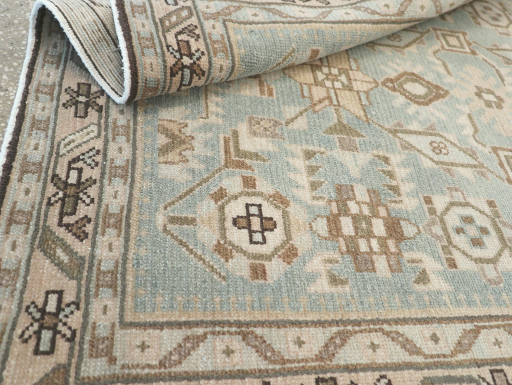 Vintage Persian Malayer Throw Rug (Pair: 1 of 2), No.26584 - Gsblank