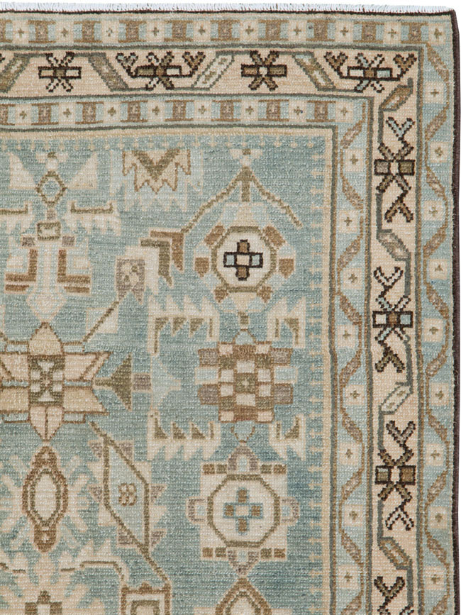 Vintage Persian Malayer Throw Rug (Pair: 2 of 2), No.26590 - Gsblank