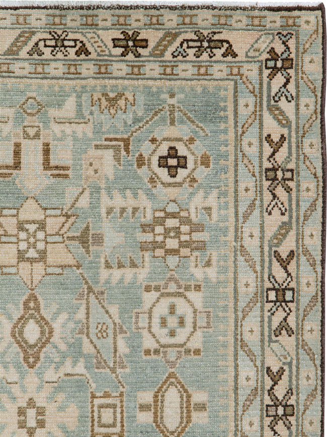 Vintage Persian Malayer Throw Rug (Pair: 2 of 2), No.26590 - Gsblank