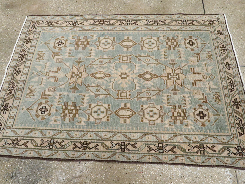 Vintage Persian Malayer Throw Rug (Pair: 2 of 2), No.26590 - Gsblank