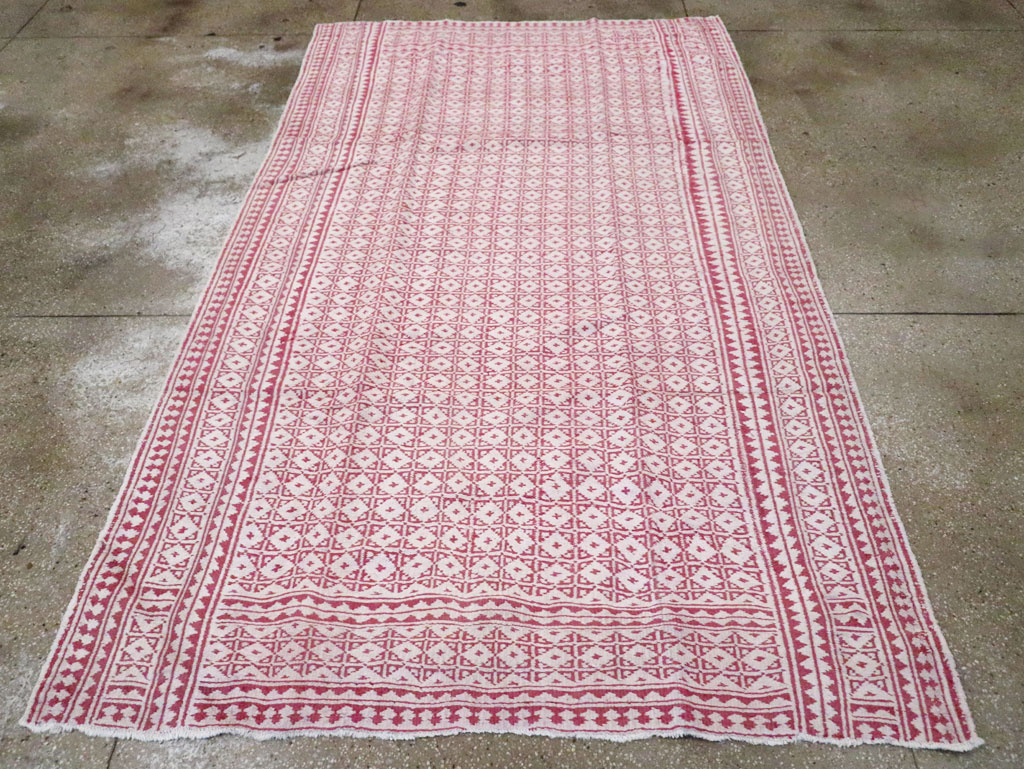 Vintage Persian Reversible Flatweave, No.26598 - Gsblank