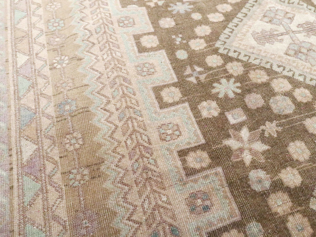 Vintage Persian Afshar Accent Rug, No.26599 - Gsblank