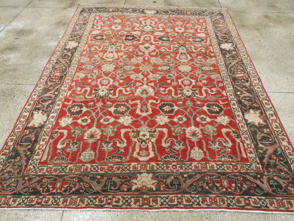 Antique Persian Tabriz Small Room Size Carpet, No.26602 - Gsblank