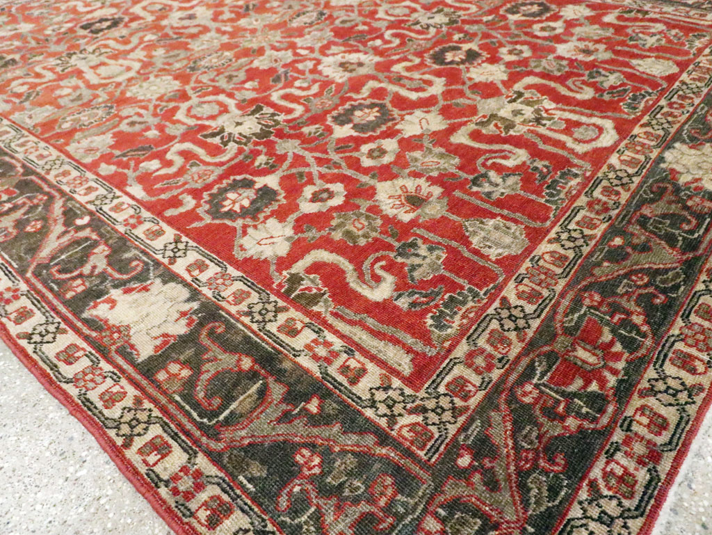 Antique Persian Tabriz Small Room Size Carpet, No.26602 - Gsblank