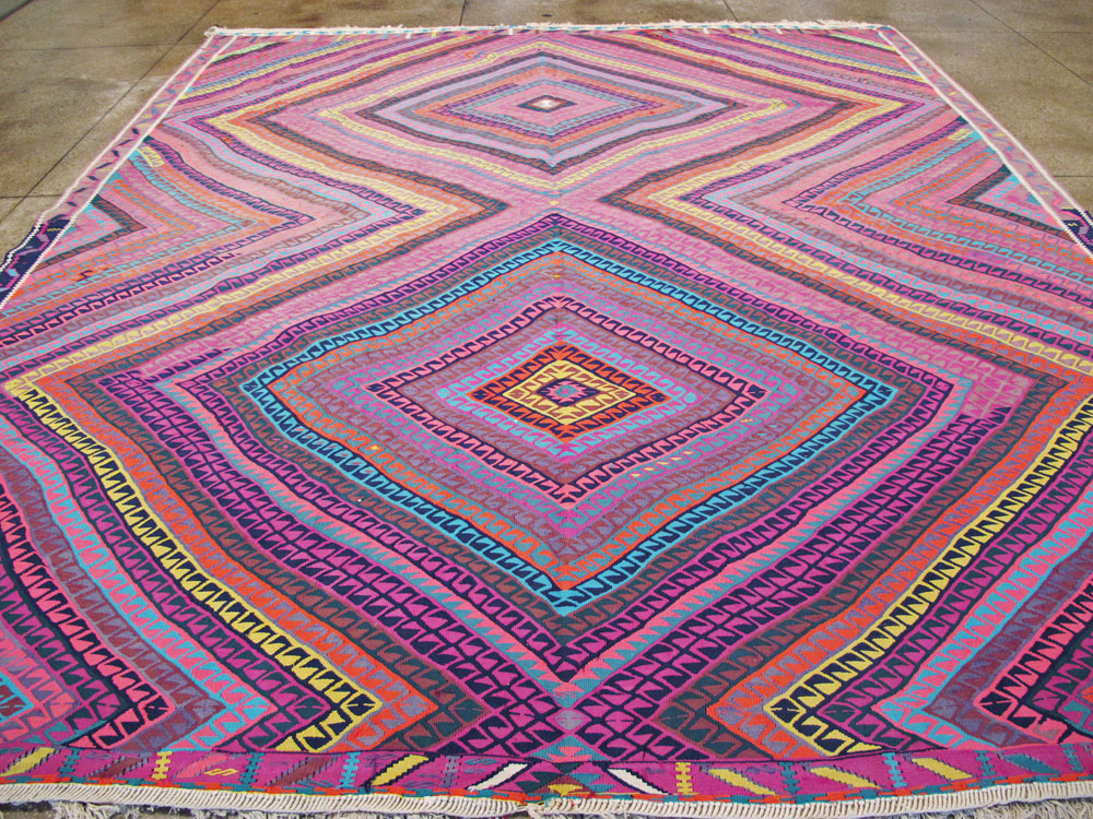 Vintage Turkish Flatweave, No.26608 - Gsblank