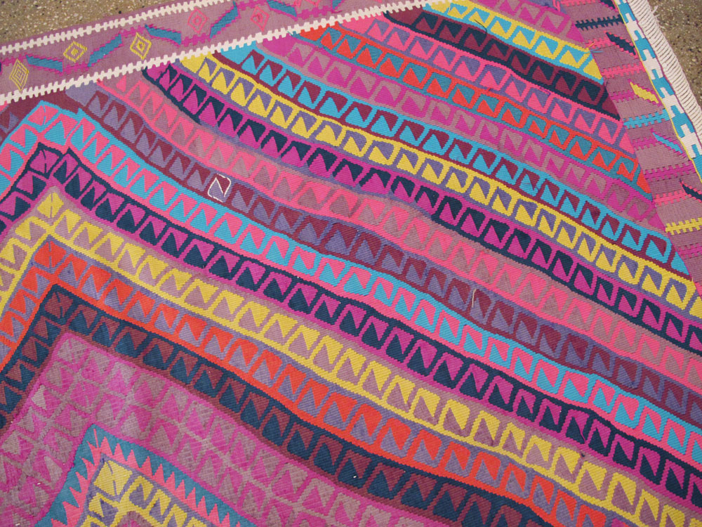 Vintage Turkish Flatweave, No.26608 - Gsblank