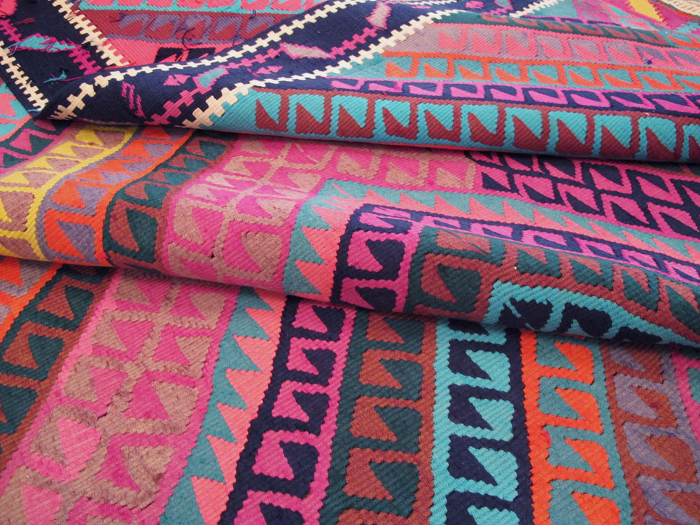 Vintage Turkish Flatweave, No.26608 - Gsblank