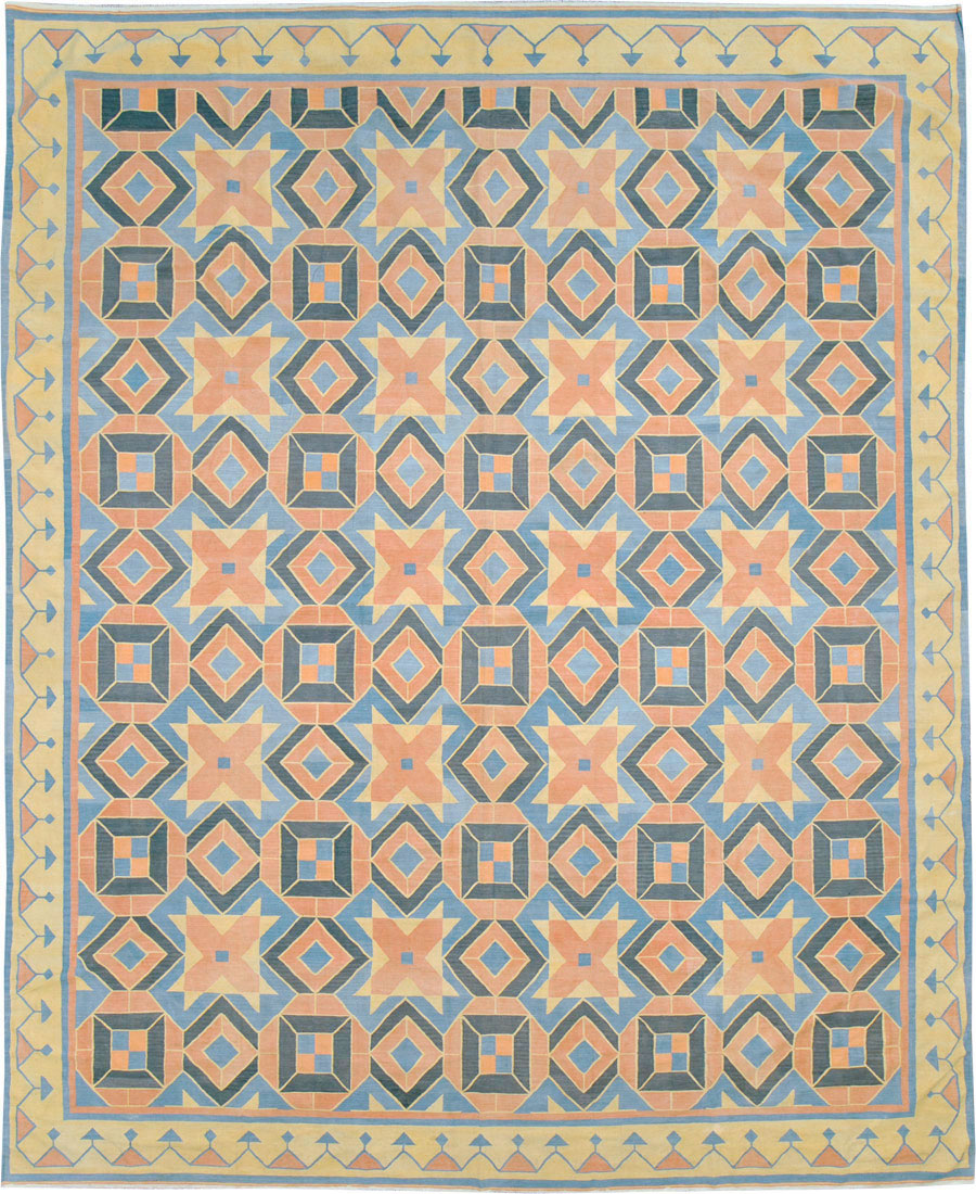 Vintage Indian Dhurrie Flatweave, No.26611 - Gsblank