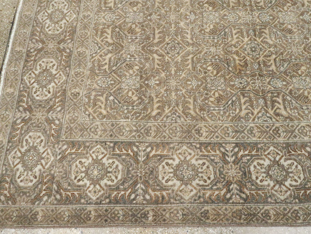 Antique Persian Tabriz Accent Carpet, No.26615 - Gsblank