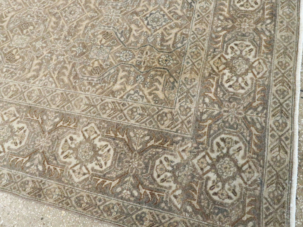 Antique Persian Tabriz Accent Carpet, No.26615 - Gsblank