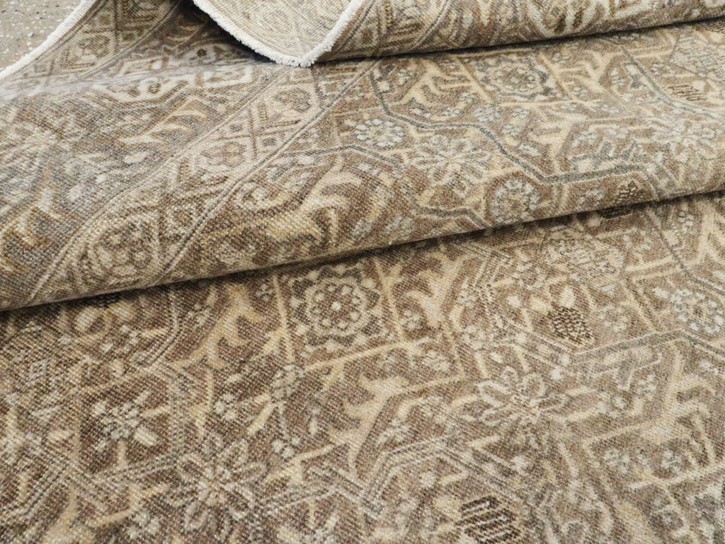 Antique Persian Tabriz Accent Carpet, No.26615 - Gsblank