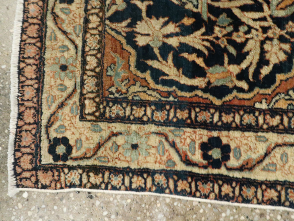 Antique Persian Tabriz Haji Jalili Throw Rug, No.26625 - Gsblank