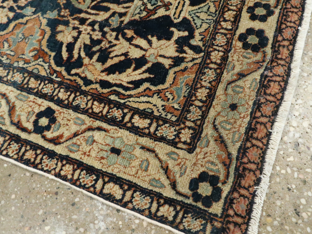 Antique Persian Tabriz Haji Jalili Throw Rug, No.26625 - Gsblank