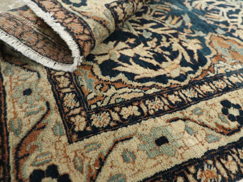 Antique Persian Tabriz Haji Jalili Throw Rug, No.26625 - Gsblank