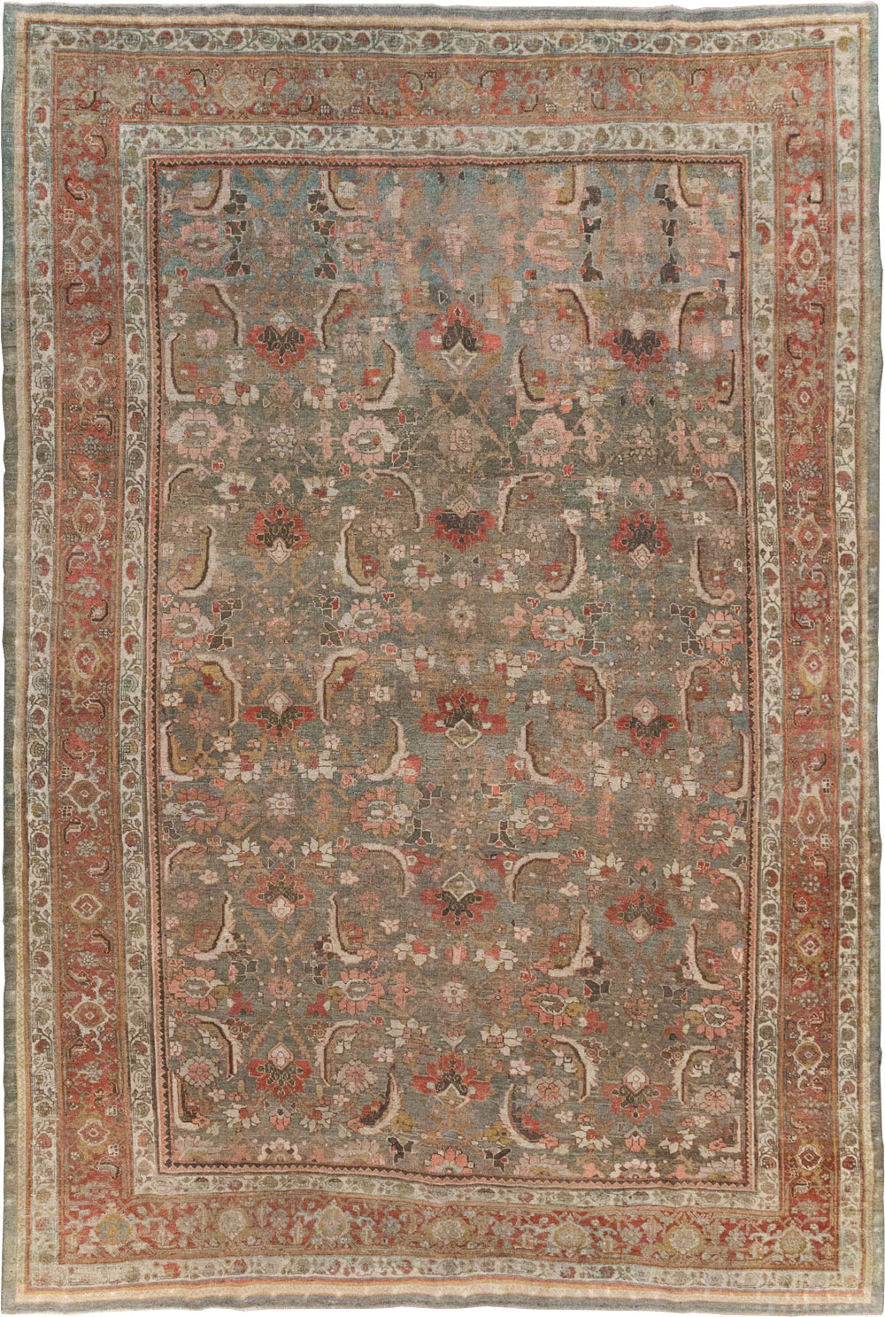 Antique Persian Bidjar Room Size Carpet, No.26631 - Gsblank