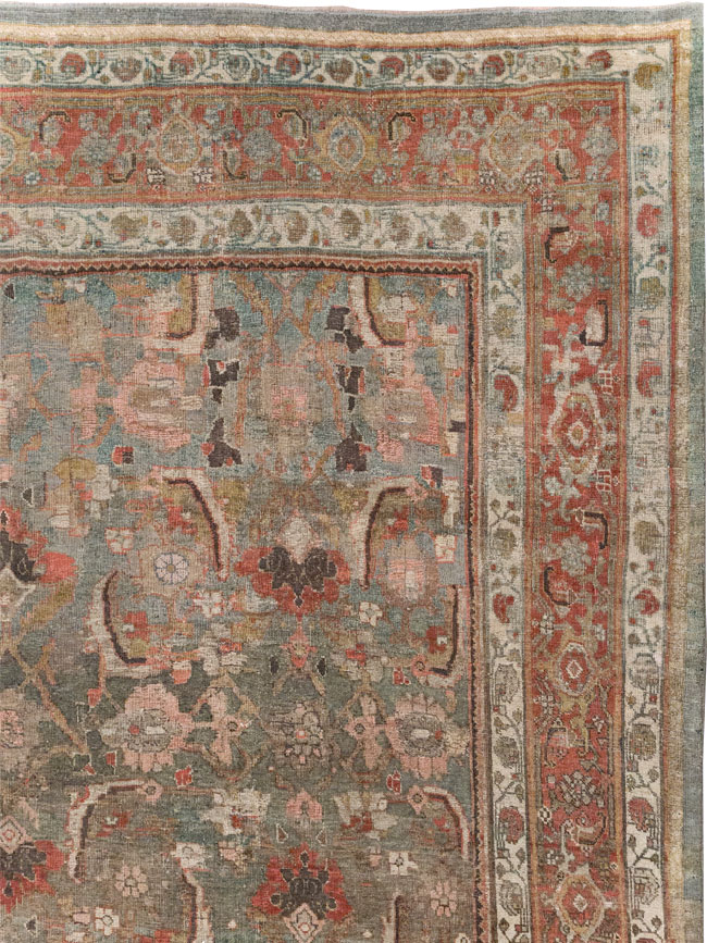 Antique Persian Bidjar Room Size Carpet, No.26631 - Gsblank