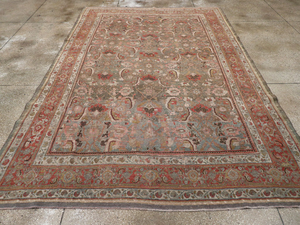 Antique Persian Bidjar Room Size Carpet, No.26631 - Gsblank