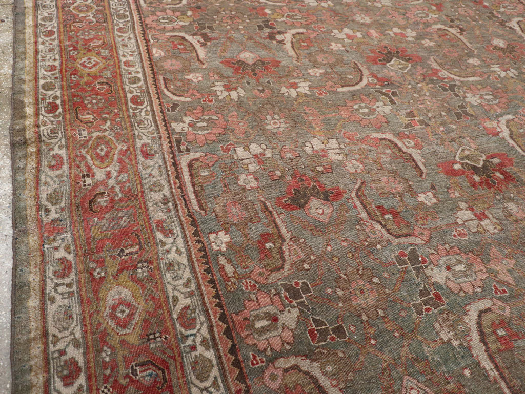 Antique Persian Bidjar Room Size Carpet, No.26631 - Gsblank